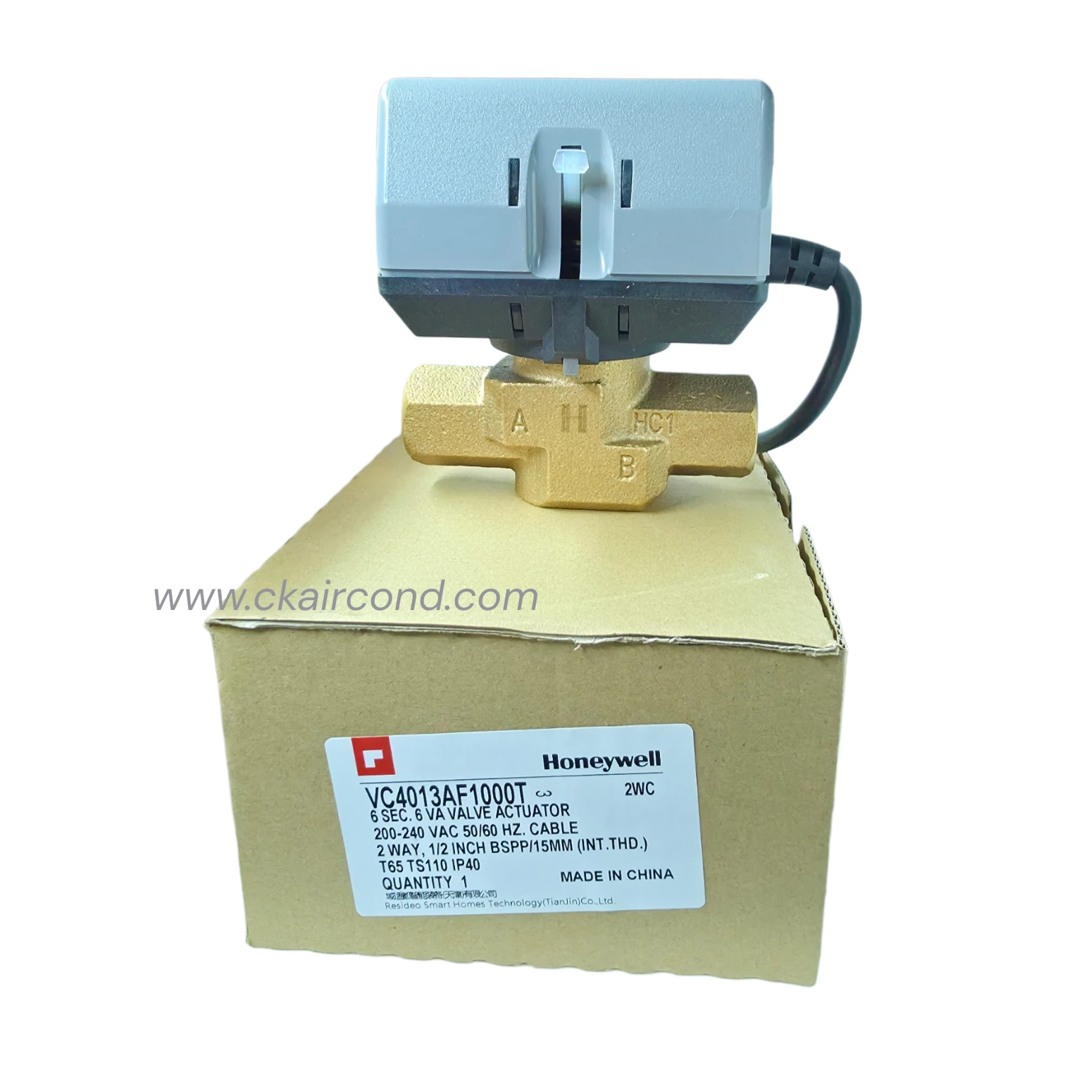 Honeywell VC4013AF1000T วาล์ว 2 Way 1/2" Electric Return 220V - Image 6