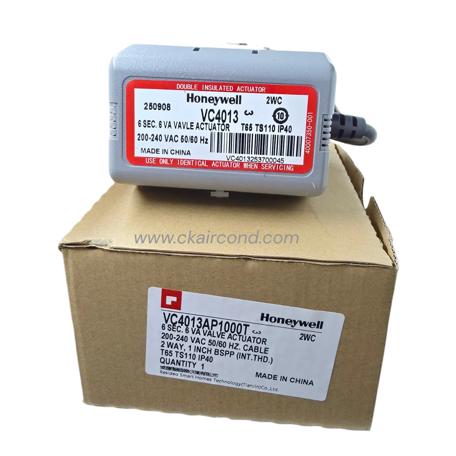 Honeywell VC4013AP1000T วาล์ว 2 Way 1" Electric Return 220V - Image 3