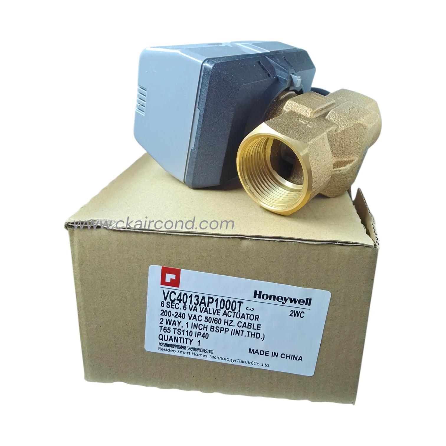 Honeywell VC4013AP1000T วาล์ว 2 Way 1" Electric Return 220V - Image 4