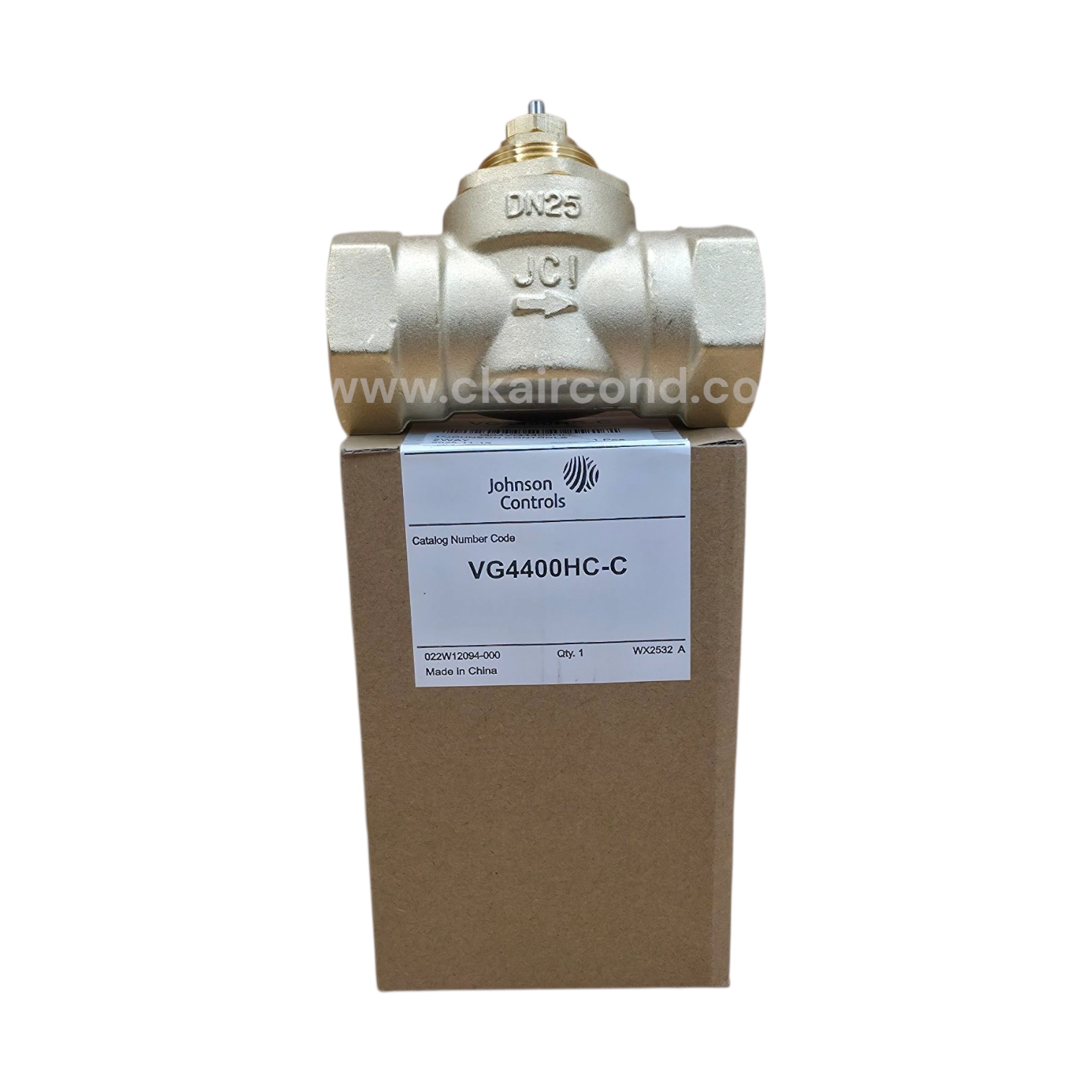 VG4400HC-C ทูเวย์ วาล์ว 220V On/Off ขนาด 1" Johnson Controls - Image 3