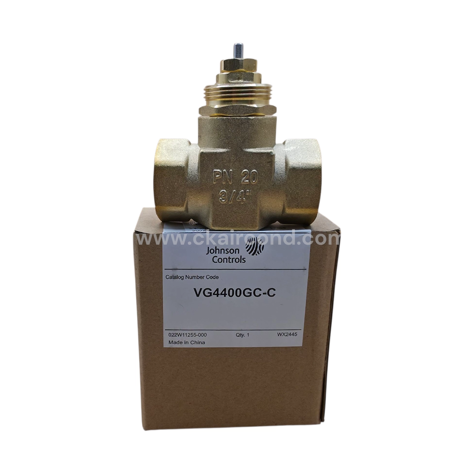 VG4400GC-C ทูเวย์ วาล์ว 220V On/Off ขนาด 3/4" Johnson Controls - Image 2