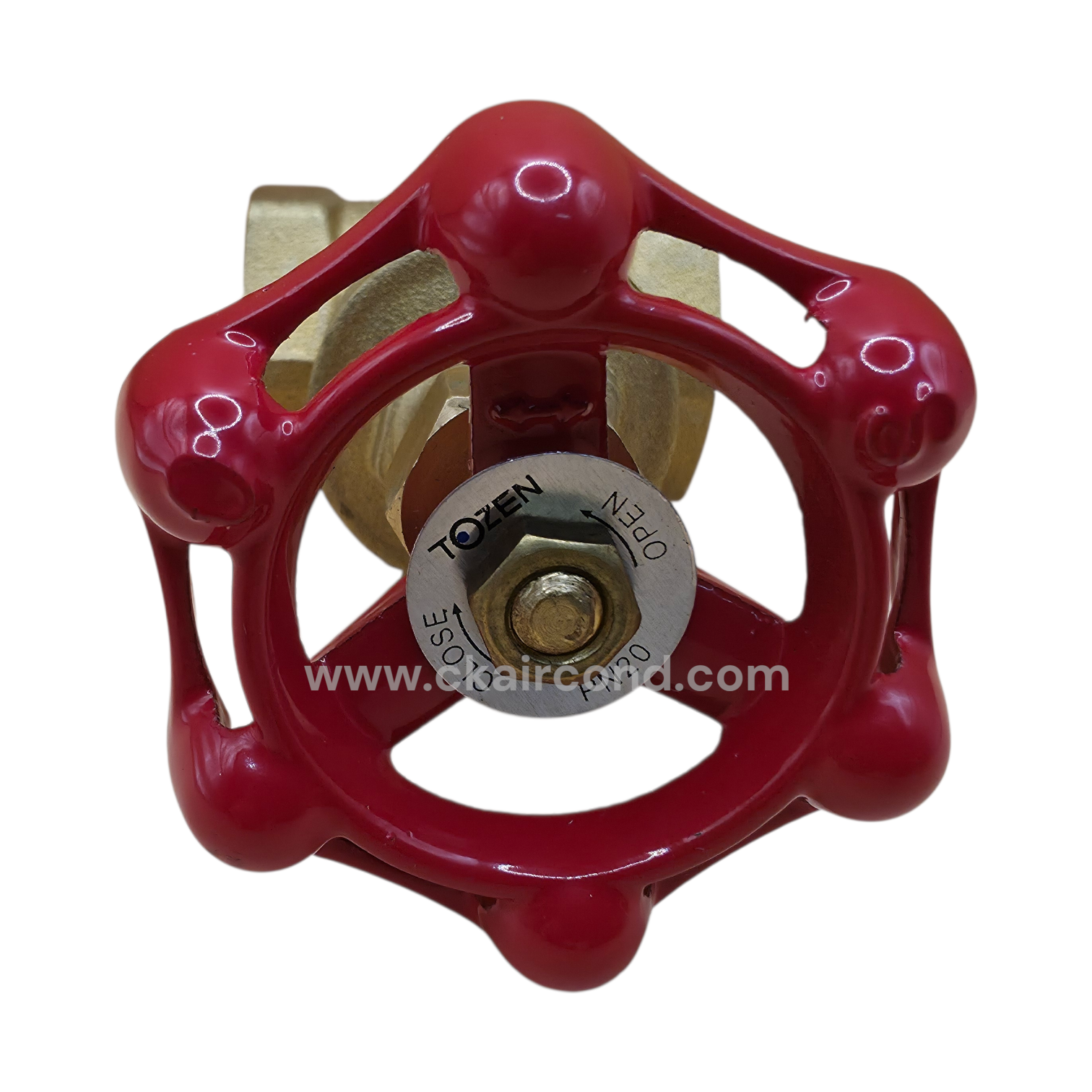 เกตวาล์ว "TOZEN" ประตูน้ำทองเหลือง (D-BGV) Brass Gate Valve - Image 2