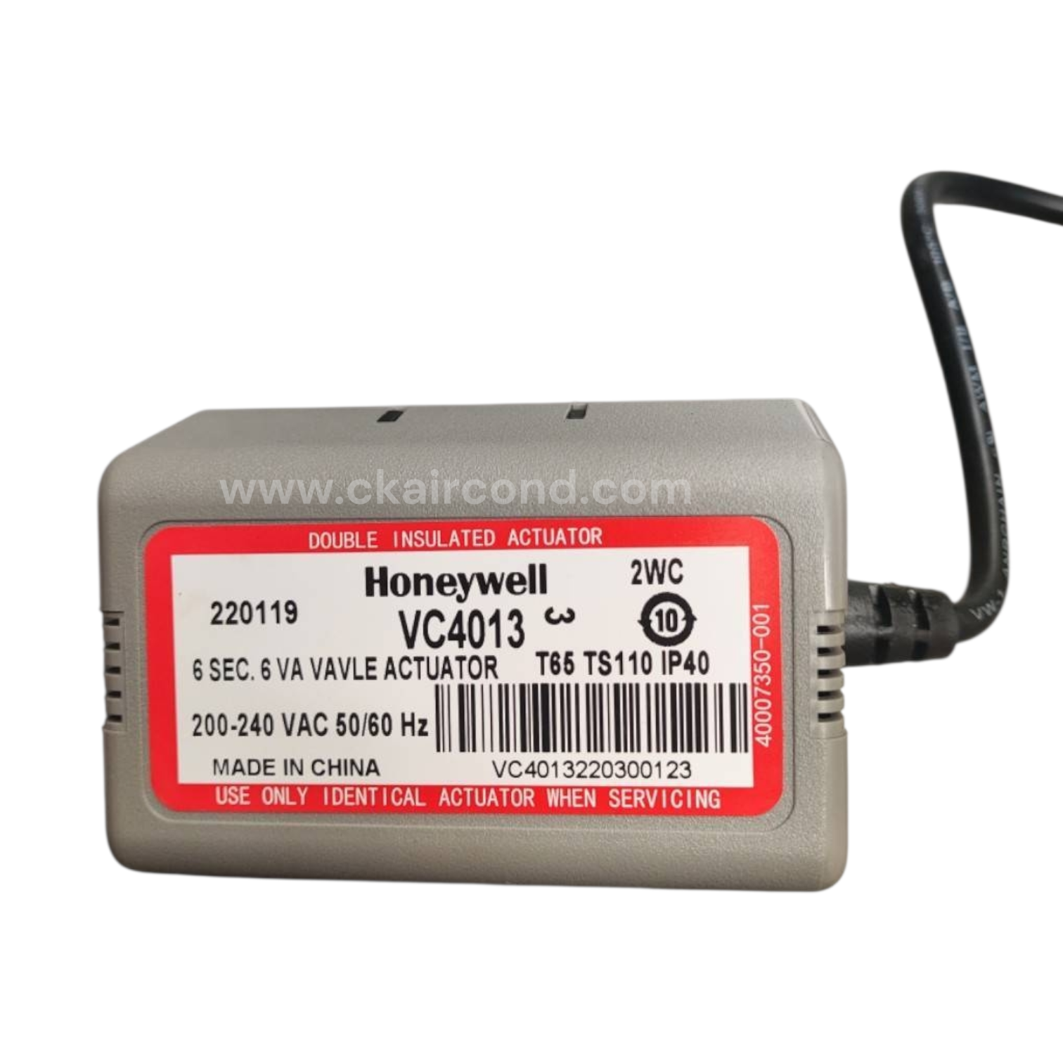 VC4013AM1000T ขนาด 3/4" แบบเชื่อมพร้อมประแจขันไส้วาล์ว 2 Way - Image 7