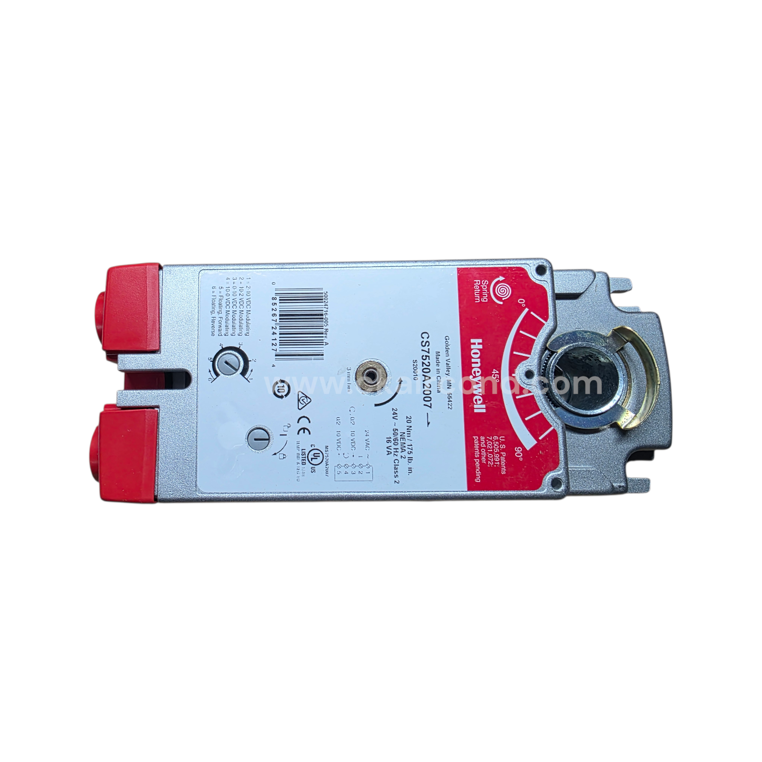 CS7520A2007 Damper Actuator (Spring Return) – 20Nm - Image 2