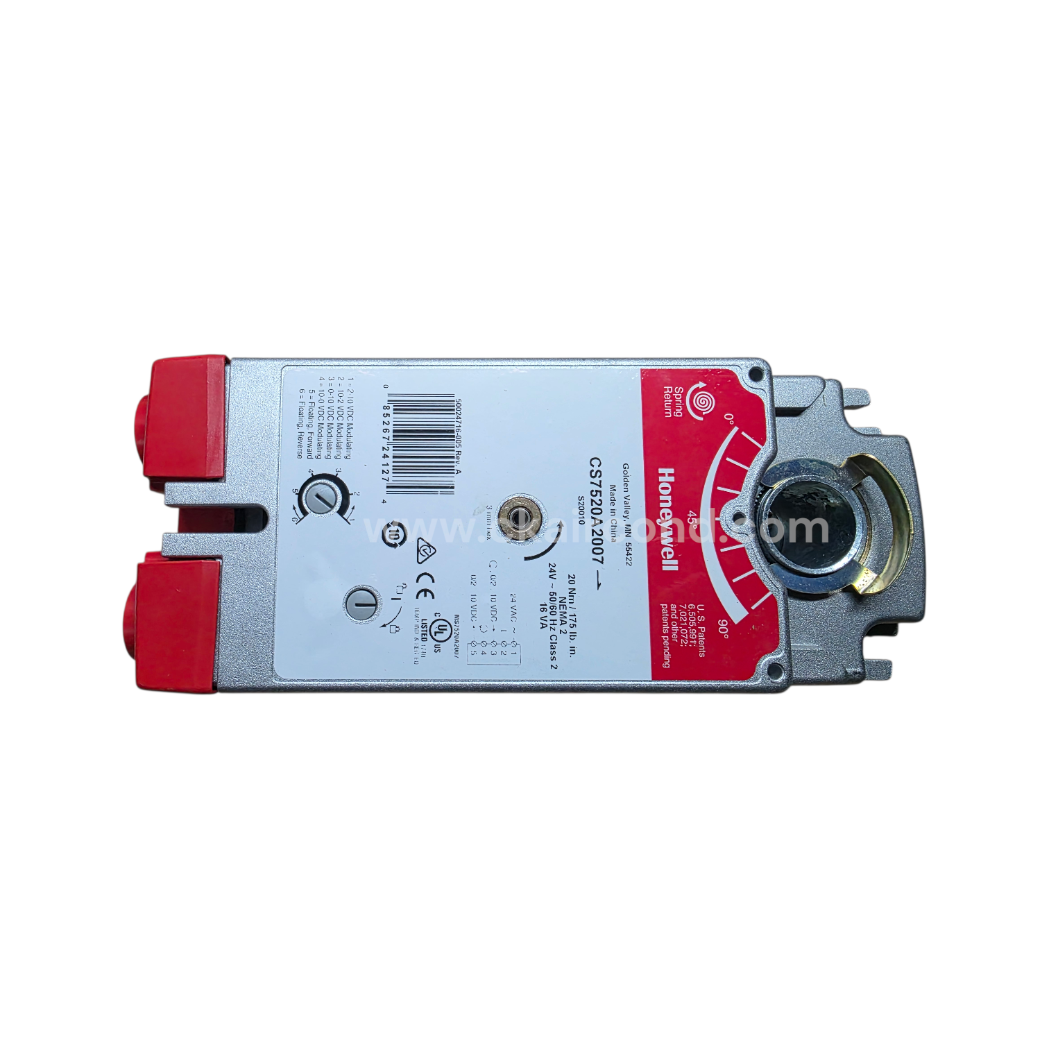 CS7520A2007 Damper Actuator (Spring Return) – 20Nm - Image 3