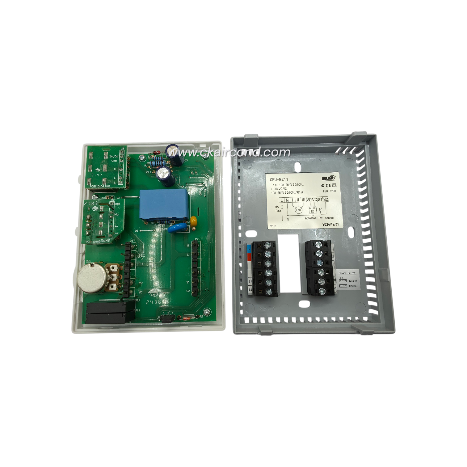 เทอร์โมสตัท Belimo รุ่น CFU-M211 / CFU-M212 (Mechanical) - Image 6