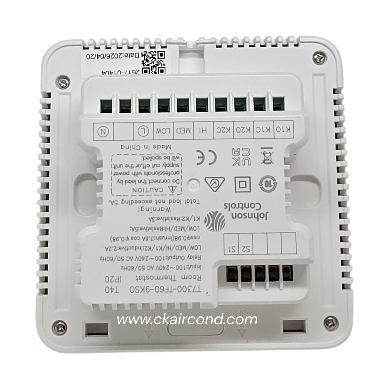 รูมเทอร์โมสตัท T7300-TF60-9KS0 Johnson Controls - Image 7