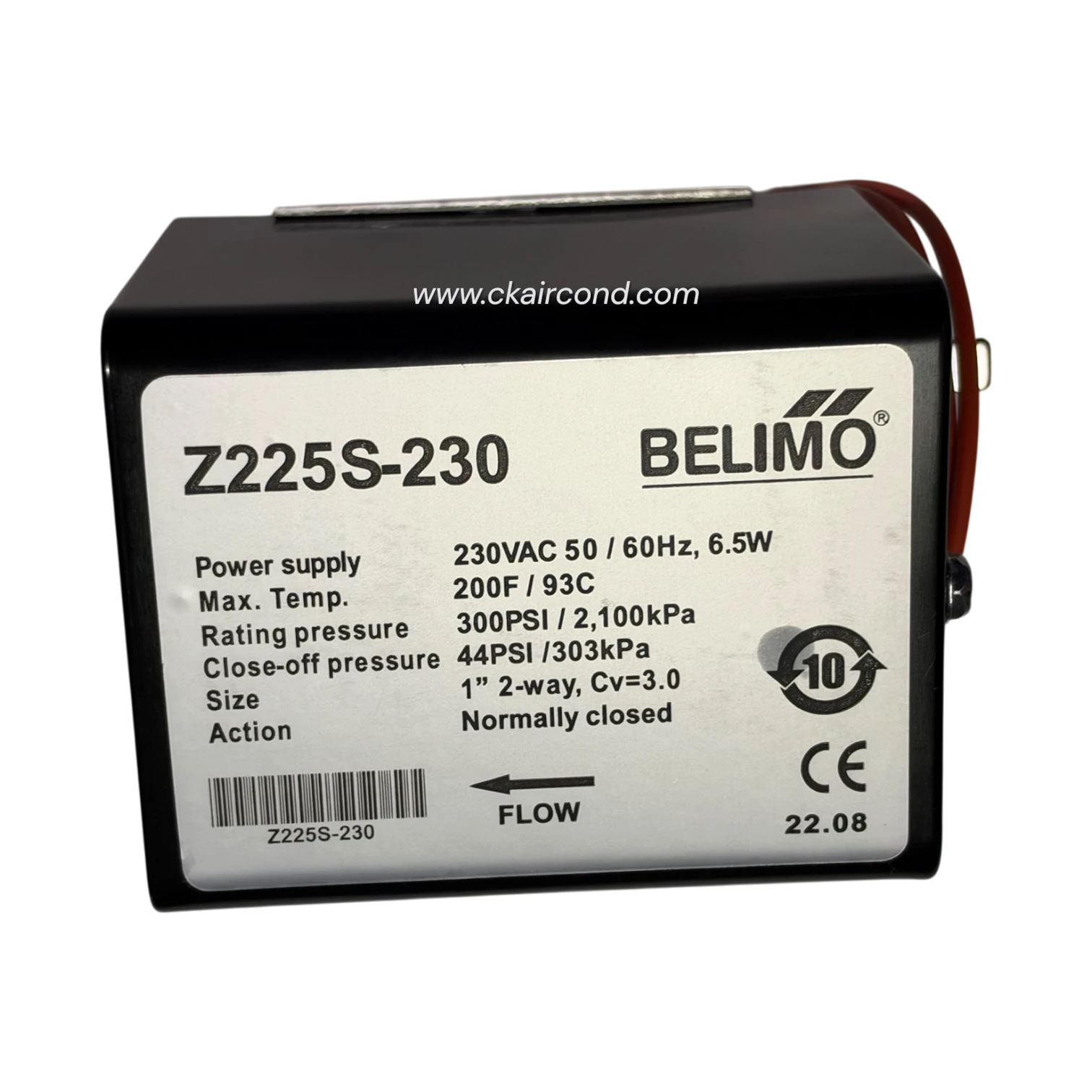 Belimo Z225S-230 วาล์ว 2 ทาง ขนาด 1 นิ้ว สำหรับ FCU - Image 5