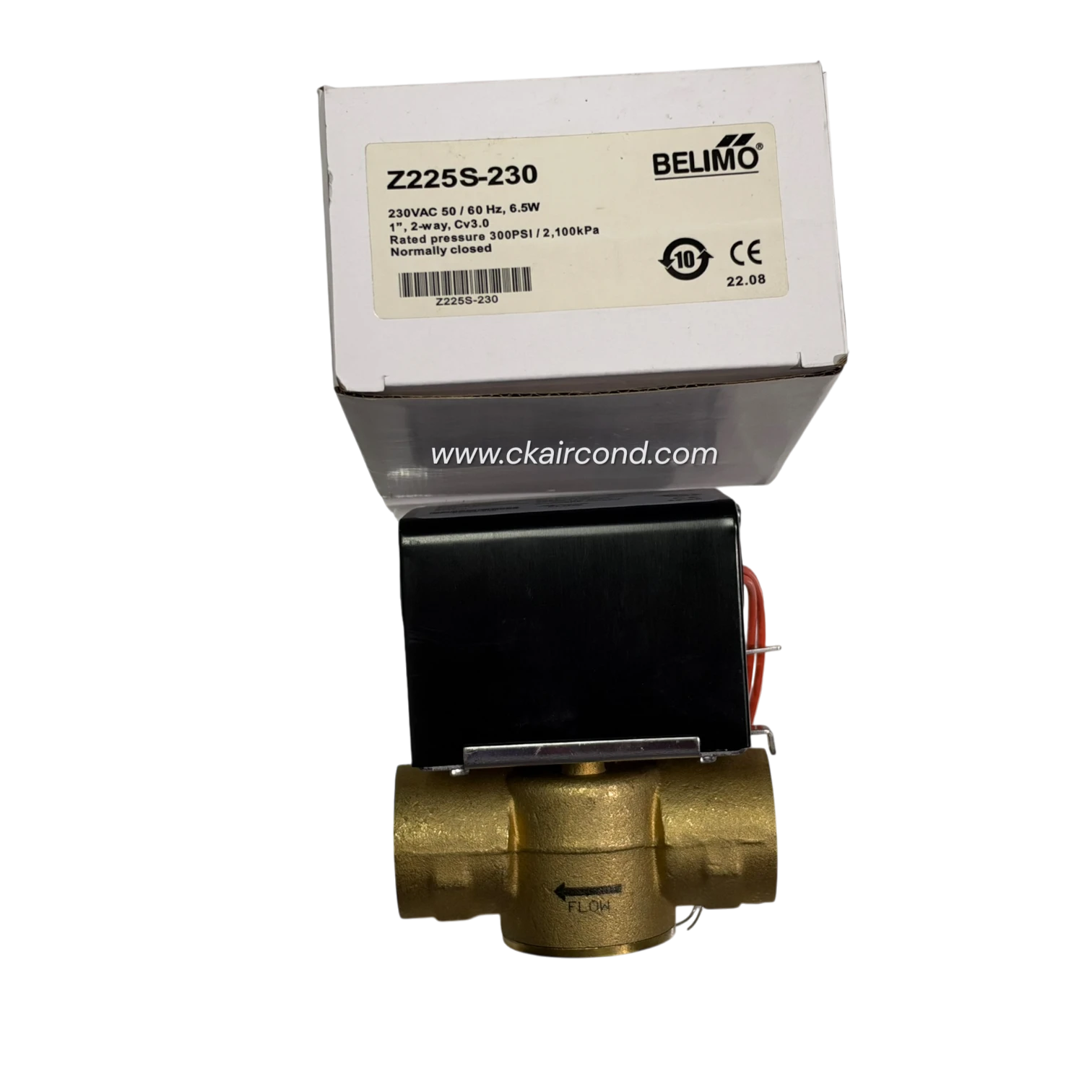 Belimo Z225S-230 วาล์ว 2 ทาง ขนาด 1 นิ้ว สำหรับ FCU - Image 9